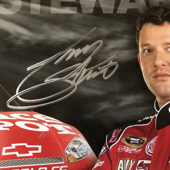 TONY STEWART 2010 OFFICE DEPOT CHEVY IMPALA #14 NASCAR AUTOGRAPHED Dad Gift - Picture 2 of 5